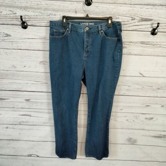 "Lands End" woman's jeans  - Picture 1 of 10